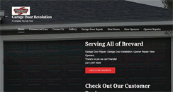Desktop Screenshot of garagedoorrevolution.com