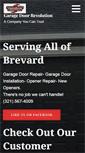 Mobile Screenshot of garagedoorrevolution.com